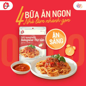 ซอสมะเขือเทศโบโลเนส 120 กรัม ซอสพาสต้าอิตาเลียนแท้สำหรับสปาเก็ตตี้ รสชาติเข้มข้น สำหรับ 1 ที่ ทานง่าย พร้อมรับประทาน O'Food ขายส่ง - Product Image 2