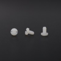 Offres Speciales PA66 blanc et noir M2 - M8 DIN 7985 vis et boulons a tete cylindrique a empreinte cruciforme en plastique