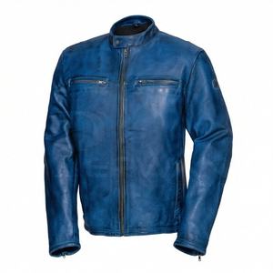 Chaqueta de Motociclista de Cuero Genuino para Hombre de la Mejor Calidad, Nueva Colección de Invierno, Chaquetas de Motocicleta con Protecciones Desmontables Personalizadas - Product Image 1