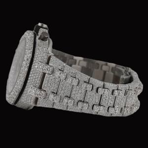 Reloj Mecánico de Lujo con Diamantes VVS Moissanite y Movimiento de Cuarzo, Estilo Hip Hop, Totalmente Cubierto de Diamantes, Gran Venta 2026, para Hombre y Mujer - Product Image 2