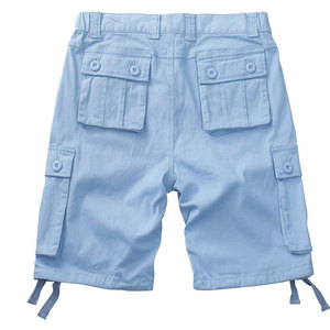 New Fashion <b>Knee</b> <b>Length</b> <b>Women</b> Cargo <b>Shorts</b> 100% Cotton Solid Color High Waist Button Fly Casual Tactical Summer Cargo <b>Shorts</b> - Product Image 5