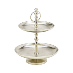 Wholesale Antique Metal Decorative <b>Cake</b> <b>Stand</b> 2 Tier Serving Ware Cup <b>Cake</b> <b>Stand</b> For Wedding Parties Catering <b>Stand</b> On-Sale - Product Image 4