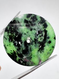 หน้าปัดนาฬิกาแบบขัดเงาด้านเดียว รูบี้โซไซต์ ขนาด 28.5 มม. หนา 0.7 มม. รูตรงกลาง 2 มม. - Product Image 3