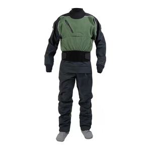 Men's Green And Black <b>Waterproof</b> <b>Work</b> Coverall Full Body Protection Uniform With Zipper Pocket And Elastic Waistband - Product Image 1