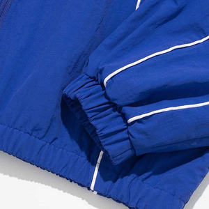 High Men Windbreaker Set breathable nylon jacket and pants matching set <b>hooded</b> <b>zip</b> up waterproof windproof elastic cuffs pockets - Product Image 5