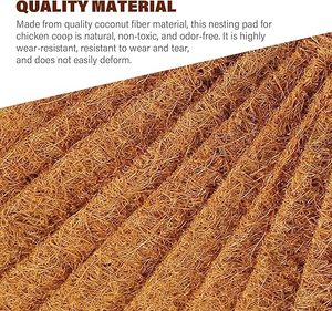 Alfombra Ecológica de Látex y Fibra de Coco para Gallinero, Lavable a Máquina, Diseño Moderno, Grosor Medio, Fabricada a Máquina, Rectangular - Product Image 3
