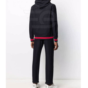 Ensemble de survêtement moderne pour homme avec capuche et fermeture éclair, tissu doux, vêtements de sport, tenue de course, d'entraînement et de gym, vêtements de sport actifs - Product Image 3