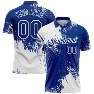 Polo de performance haut de gamme, logo de club personnalisé, nom et numéro du joueur, col côtelé, manches courtes, t-shirt en polyester - Product Image 2