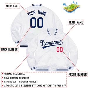 Chaqueta Bomber Varsity Personalizada para Hombre, Estilo 2026, con Nombre y Número Personalizados, Impermeable y Resistente al Viento, Estilo Vintage - Product Image 4