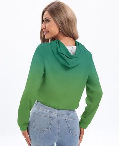 Sweat à capuche court personnalisé pour homme en coton épais, avec fermeture éclair intégrale et motif dessin animé, écologique - Product Image 4