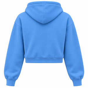 Sudadera con Capucha Corta de la Universidad del Sur, Personalizada HBCU, Bordada en Azul y Dorado, Sudadera de Felpa para Mujer, Venta al Por Mayor - Product Image 2