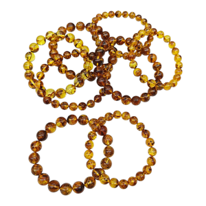 Bracelet en ambre poli de fournisseur indien pour la guérison spirituelle et le nettoyage énergétique, disponible à un prix raisonnable - Product Image 5