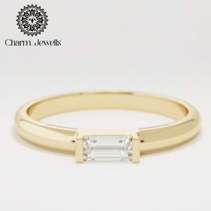 แหวนหมั้นผู้หญิง Charm_Jewells ชุบทอง 22k ประดับเพชรโมอิสซาไนต์ทรงคุชชั่น ตัวเรือนแบบหนามเตย รับรองโดย IGI น้ำหนัก 3 กรัม - Product Image 1