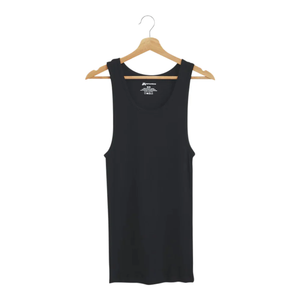 <b>Men's</b> Fitted <b>Ribbed</b> Scoop neck Cotton Tank Top Wholesale <b>Vest</b> Supplier Europe - Product Image 3