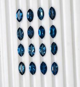 Topaze bleue de Londres naturelle en gros, taille marquise facettée, pierre précieuse en vrac, topaze bleue de Londres taille marquise pour la fabrication de bijoux et bagues - Product Image 6