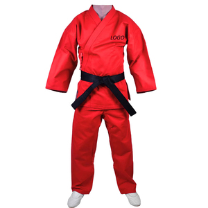 Venta Directa de Fábrica, Uniforme de Judo Rojo Aprobado, Trajes para Mujer Adulta, 100% Algodón Transpirable, Artes Marciales - Product Image 2