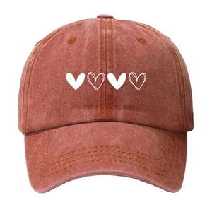 หมวกเบสบอลผ้าคอตตอนปักลายปรับได้7แผงแบบวินเทจผ้า100% พรีเมี่ยม - Product Image 1