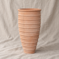 Pot Beton Kelas Ekspor 176 Set per 40ft, Pot Russet Bergaris, Pengiriman Palet, Program Importir Distributor