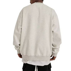 Fast Delivery 400gsm cotton sweatshirts Custom high street sweatshirts boxy fit sweatshirts for Fashion Brands - Product Image 2
