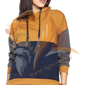 Latest Design Wholesale Price Women Hoodie Casual Streetwear Winter Fashion Plain Design <b>Drop</b> Shoulder Women Hoodies - Product Image 5