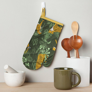 Gants de four professionnels en coton doux à motif animalier, 100 % OEM, les mieux notés pour une utilisation polyvalente - Product Image 1