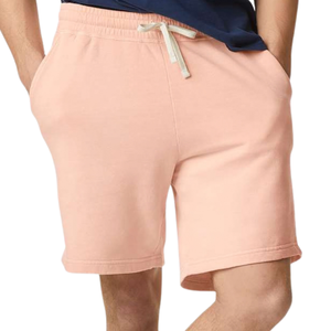 <b>Mens</b> <b>Fleece</b> Sweat <b>Shorts</b> Elastic Waist Drawstring Side Pockets Relaxed Fit Open Hem Custom Wholesale OEM Manufacturer SupplierXL - Product Image 5