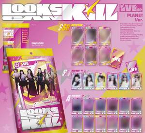IVE EP Looks Can Kill (PLANET ver.) พวงกุญแจ KPOP แบบสุ่ม แถมการ์ดรูปฟรี ของสะสมซีดีเพลงเกาหลี - Product Image 2