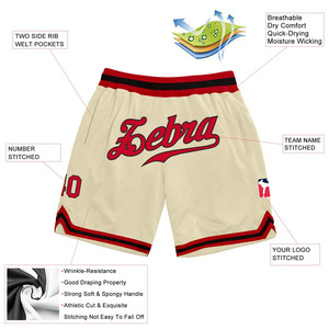 Shorts de Béisbol Clásicos de Diseño Urbano, Cintura Media, Sublimados, 100% Poliéster, Transpirables, de Secado Rápido, con Malla - Product Image 5