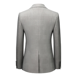 Abrigo de pantalón clásico de doble botonadura para hombre, de moda casual, de tela de estambre, para invierno, transpirable, para negocios - Product Image 2