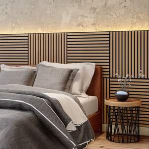 แผ่นป้องกันเสียงขนาด600*600มม. แผงอะคูสติกสำหรับตกแต่งภายใน - Product Image 5