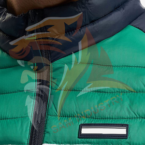 Chalecos Acolchados Personalizados con Logotipo, de Poliéster Grueso y Cálido, Sin Mangas, para Hombre, Estilo Nuevo, Chaqueta Acolchada Sin Mangas para Hombre - Product Image 4