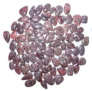 Piedra preciosa de jaspe de piel de leopardo natural al por mayor, cuarzo hermoso para la fabricación de joyas, piedra preciosa suelta - Product Image 1