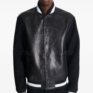 Hot Arrival <b>Leather</b> Letterman <b>Jacket</b> Custom Made Letterman <b>Jacket</b> Top Price <b>Leather</b> Letterman <b>Jacket</b> For Online Sale <b>Winter</b> - Product Image 4