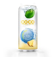 Premium vers ananassap OEM/ODM Gratis ontwerp Gratis monster Verwerkt fruit- en groentepuree Gevuld in blik (geconserveerd) 80% zuiverheid