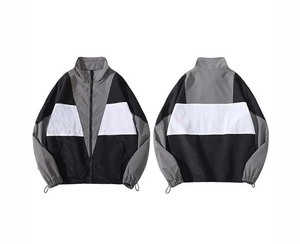 Wholesale Windbreaker Jacket Best Quality Custom Color <b>Block</b> Vintage Windbreak Jacket Outdoor Windproof Windbreak Jacket - Product Image 2