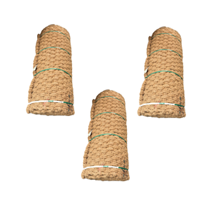 Alfombra de fibra de coco antideslizante para caminos de jardín, resistente, de 35 mm de grosor, tejida a mano, de fibra de coco natural para patio. - Product Image 1