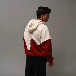 Hoodie unisexe à fermeture éclair, imprimé numérique effet goutte d'eau, 100% coton molletonné respirant, avec poches, idéal pour l'hiver - Product Image 3