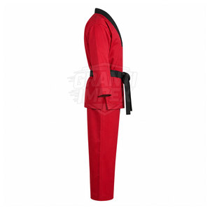 Uniforme de Artes Marciales de Primera Calidad, 100% Algodón, Ecológico, de Secado Rápido, Transpirable, Tallas Grandes, Ropa de Entrenamiento Profesional para - Product Image 4