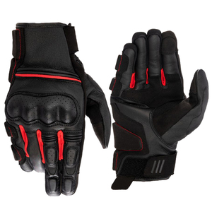 Gants de course en polyester à doigts entiers, coupe-vent, pour l'hiver, moto, courts, unisexes, compatibles écran tactile - Product Image 1