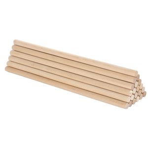 25 Pezzi di Bastoncini in Legno di Betulla Naturale Non Finiti per Progetti Fai-da-Te, 1/2 X 12 Pollici, per Kit di Modellismo - Product Image 5