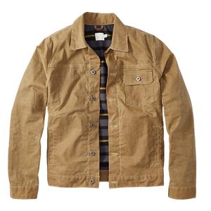 แจ็กเก็ตยีนส์สำหรับผู้ชายสีล้วนมีกระเป๋าขนาดใหญ่ใส่ทำงานลำลองฤดูใบไม้ผลิแฟชั่น - Product Image 1