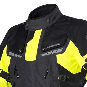 Blouson de moto long professionnel en textile résistant aux intempéries pour homme – Fabricant de blousons de moto longs en textile, marque privée - Product Image 4