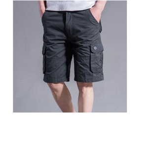 Haute qualité Cargo Shorts hommes été Multi poche décontracté coton élastique pantalon hommes court Shorts chauds pour homme - Product Image 6