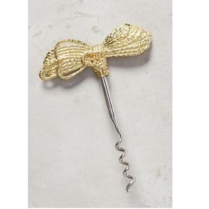 Sacacorchos de Vino con Diseño Creativo de Nudo de Cuerda, Decorativo en Forma de T Dorado, Sacacorchos Manual de Aleación de Zinc Premium, Ideal para Aniversarios - Product Image 1