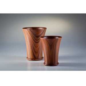 Solid Wood Coffee Mug Handmade Natural Wooden Mug Rustic Finish Eco Friendly Drinking Mug for Daily Kitchen Use - Product Image 1