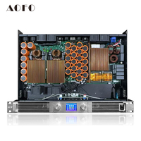 Amplificateur de puissance numérique 1600W avec écran LCD, professionnel, haute puissance, 2 canaux, XLR, audio haute résolution, pour DJ, enceintes PA, caissons de basses, spectacles en direct