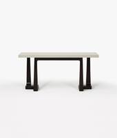Nouvelle arrivée : table console en bois avec cadre en métal doré, tiroirs de rangement, meuble d'entrée de luxe, décoration