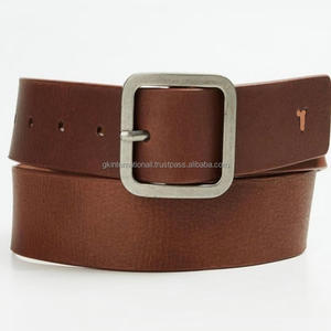 เข็มขัดลำลองหนังพรีเมี่ยมสำหรับทุกเพศทำจากหนังแท้สีน้ำตาลอินเดียเข็มขัดหนังแท้100% ออกแบบได้ตามต้องการและอุปกรณ์เสริม - Product Image 4