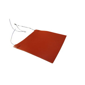 แผ่นทำความร้อนซิลิโคน 10"x10" (004)- Heatact ฟิล์มทำความร้อนกันน้ำ AC/DC 1-1000V สำหรับแก้วน้ำ ช่วงอุณหภูมิ -200 ถึง 260 องศา - Product Image 1