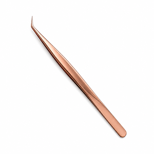 Pinzas Multifuncionales de Alta Precisión para Extensión de Pestañas, con Punta Puntiaguda de Acero Inoxidable a 45 Grados y Textura Suave - Product Image 1